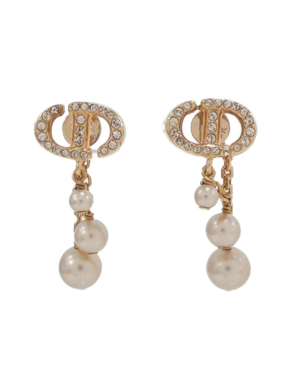 Dior CD Navy Earrings